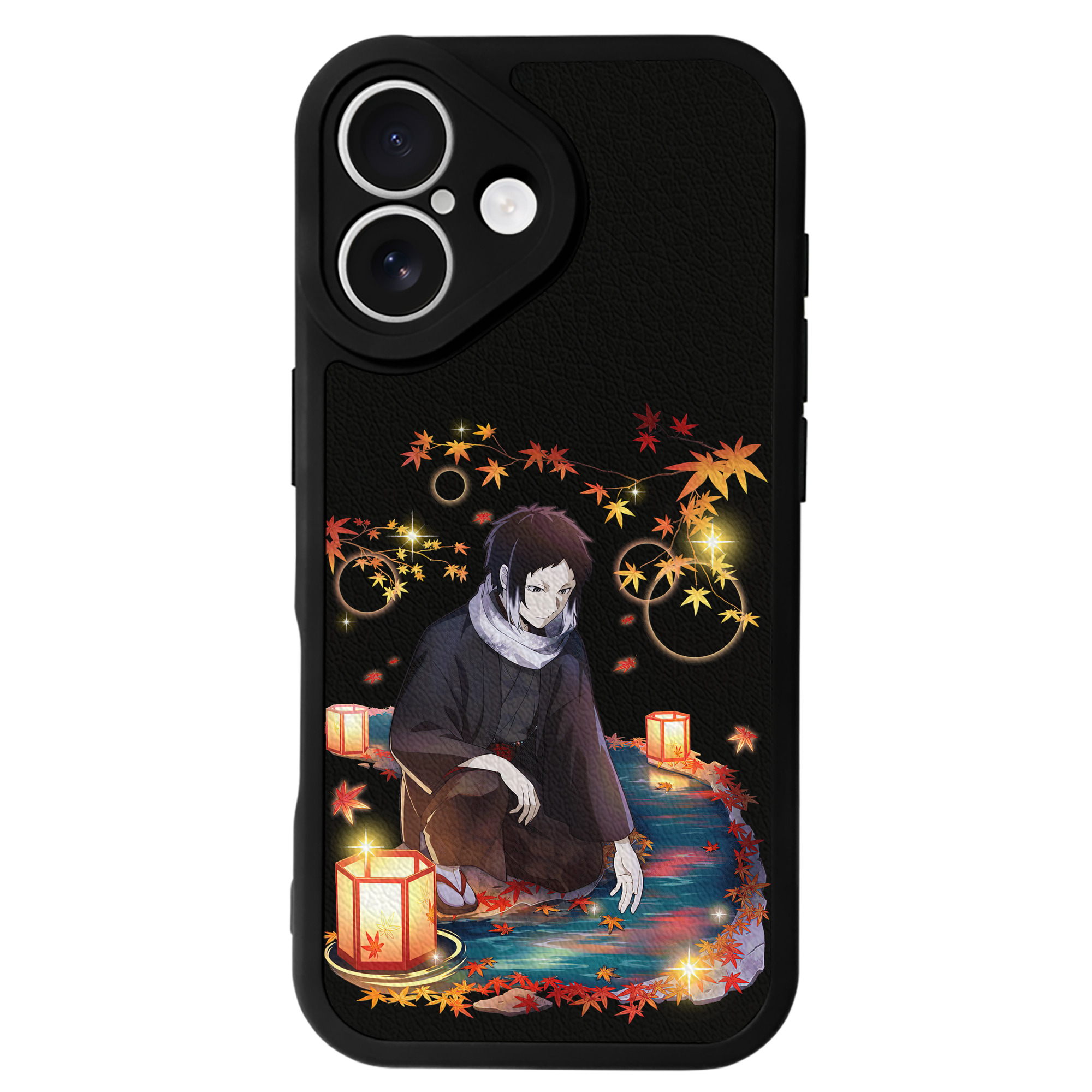 （画像用） 文豪ストレイドッグス Bungo Stray Dogs 【iPhone 16シリーズ対応】シリコンスマホケース（レザー調） 材質：シリコン
